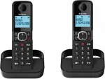 Alcatel F860 DUO EU,DECT-Telefon,Kabellos.Mobilteil-Schwarz