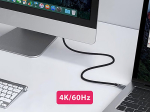 EQUIP Kabel USB-C3.2->C AOC 4K PD60W St/St 7.50m schwarz
