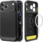 SPIGEN Rugged Armor (MagFit) iPhone 18 Pro/17 Pro Case Matte Black