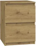 TOP E SHOP M2 Malwa bedside table 2 drawers Oak Artisan