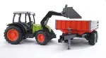 Bruder Professional Series Claas Nectis 267 F with Frontloader and Tipping Trailer Highlights (02112)