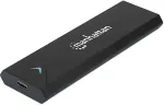 Manhattan M.2 NVMe SSD-Festplattengeh&auml;use USB 3.2 Gen2 USB-C