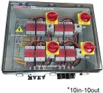 NONAME PV Combiner Box, DC 10in-10out, IP66