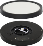 FIAMM NOMY LED 18W BLACK lamp with adjustable light temperature