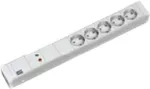 Bachmann - Verl&auml;ngerungsschnur (Rack - einbauf&auml;hig) - Ausgangsanschl&uuml;sse: 5 (CEE 7/4) - 1U - 48.3 cm (19) - 2 m - Deutschland