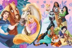 Trefl DISNEY PRINCESS Maxi Pusle Printsessid, 24 osa