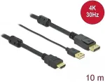 DELOCK HDMI zu DisplayPort Kabel 4K 30 Hz 10 m