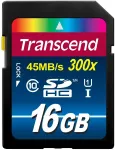 M&auml;lukaart TRANSCEND SDHC Class 10 UHS-I (Premium) - Flash-Speicherkarte - 16GB - UHS Class 1 / Class10 - SDHC UHS-I (TS16GSDU1)