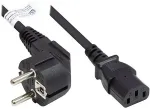 Alcasa Good Connections Schutzkontakt-Stecker gew.- C13 schw. 5m