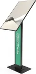 COMPULOCKS VESA BRANDABLE FLOOR STAND WITH A LARGE BASE PLATE - BLACK