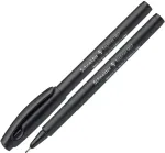 Schneider Tindipliiats Topliner 967, fiiberotsik, 0,4 mm must, 2 tk