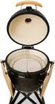 No name Kamado Bono Grande Ceramic Grill 23&Prime; Kamado barbecue/grill Cart Charcoal (fuel) Black
