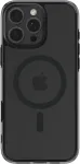 Spigen Kaitse&uuml;mbris Ultra Hybrid T (MagFit + Camera Control), Apple iPhone 16 Pro, tume l&auml;bipaistev tumehalli MagSafe ringiga, kaamera nupuga,