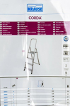Krause CORDA DOMESTIC ALUMINUM LADDER 4 STEPS 000705