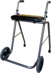 REHA FUND Two-Wheel Walking Aid with Seat RF-651/CZA REHAFUND, Black