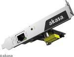 Akasa 2.5 Gigabit PCIe network card with PoE