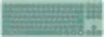 Klaviatuur Canyon Keyboard OnType 10 Low Profile EN Wired Green