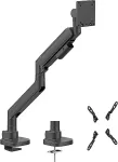 NONAME Heavy-Duty Single Monitor 24"-57" Gas Spring Arm Mount, Black