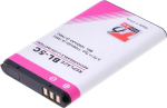 T6 POWER Battery for Nokia 6300, 6600, 5100, 1100, 3650, 6230, C1-01, C2-01, 1100mAh, 4.1Wh, Li-ion