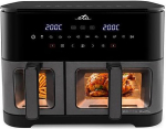 Frit&uuml;&uuml;r ETA Fritta Dual 3167 90000 Double 11 L Stand-alone 2600 W Hot air fryer Black