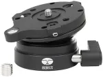 SIRUI LE-60 tripod head Black Aluminium 1/4" Pan