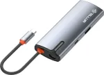 Tellur USB-C hub, PD 3.0 100W, HDMI, 3xUSB 3.0 grey