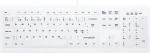 Klaviatuur CHERRY Contour Design Active Key Contour ClassicClean Medical Keyboard Removable Cover Full-Size Wired White PN C8100