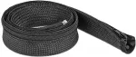 DeLOCK Geflechtschlauch mit Rei&szlig;verschluss hitzebest&auml;ndig 1 m x 30 mm schwarz