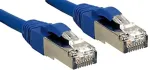 Lindy Premium - Patch-Kabel - RJ-45 (M) - RJ-45 (M) - 7,5m - UTP - CAT 6 - glatt, halogenfrei - Blau (45646)