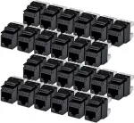 StarTech CAT6 KEYSTONE JACK 24-PACK 24-PACK180-DEGREE 110 PUNCH DOWN