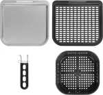Frit&uuml;&uuml;r GreenBlue AIR FRYER Oil-Free Air Fryer, 1800W, 10L capacity, 8 programs, accessories, timer, GB950