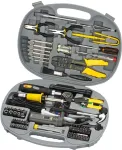 DELTACOIMP Complete tool kit for computers and accessories with 145 parts grey / VK-255