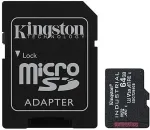 M&auml;lukaart Kingston | UHS-I | 64 GB | microSDHC/SDXC Industrial Card | Flash memory class Class 10, UHS-I, U3, V30, A1 | SD Adapter