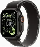 APPLE I&scaron;manusis laikrodis &bdquo;Watch Ultra 3&ldquo; GPS + Cellular 49 mm juodas titano korpusas su juodos / tamsiai pilkos spalvos &bdquo;Trail Loop&ldquo; rankena &ndash; M/L