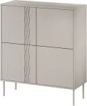 Cama MEBLE 4D chest of drawers TRESSE 100x40x110 cashmere matt