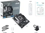 Emaplaat ASUS | PRIME H610M-A WIFI D4 | Processor family Intel | Processor socket LGA1700 | DDR4 DIMM | Memory slots 2 | Supported hard disk drive interfaces SATA, M.2 | Number of SATA connectors 4 | Chipset Intel H610 | mATX