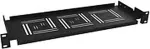 Solarix Shelf 19" 150mm storage tray BK front handle