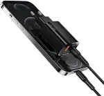 USAMS phone charger 1xU SB-C+1xUSB T35 20W PD3.