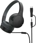 Belkin SOUNDFORM MINI WIRED ON-EAR HEADPHONES - USB-C 3.5MM BLACK
