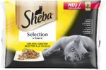 Sheba Kassitoit 4-pakk linnulihavalik kastmes, 4 x 85 g