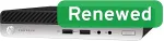 HP Renewed Grade A | ProDesk 400 G4 | Intel Core i3 | i3-8100T | 8 GB | SSD | 128 GB | Intel UHD Graphics 630 | Windows 11 Pro