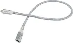 EQUIP USB 3.2 Gen 2 C to C Extension Cable, 1.0m, M/F, 4K/60Hz, 10Gbps, White