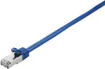 V7 - Patch-Kabel - RJ-45 (M) zu RJ-45 (M) - 1,0m - SFTP -Cat.7 Rohkabel - halogenfrei, ohne Haken - Blau (V7CAT7FSTP-1M-BLU)
