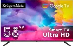 Teler No name Telewizor Kruger&Matz 58" UHD smart DVB-T2/S2 H.265 Hevc