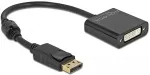DeLOCK Adapter DisplayPort 1.2 zu DVI Buchse 4K Aktiv Black