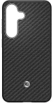 Spigen Enzo Aramid mobile phone case 17 cm (6.7") Cover Black, Silver