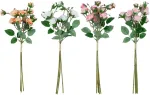 Home4you Kunstlill FLOWERLY 4tk p&otilde;&otilde;sasroosid kimbus, mix