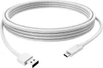 Vision - USB-Kabel - USB Typ A (M) bis USB-C (M) - USB 3.0 - 3 A - 1 m - wei&szlig;