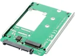 K&otilde;vaketas Deltacoimp M.2 to SATA SSD adapter, 22-pin SATA to M.2 SATA, B-socket, 2242/2262/2280 / KT031B2