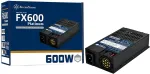 Toiteplokk SilverStone SST-FX600-PT, PC power supply (black, 2x PCIe, 600 Watt)